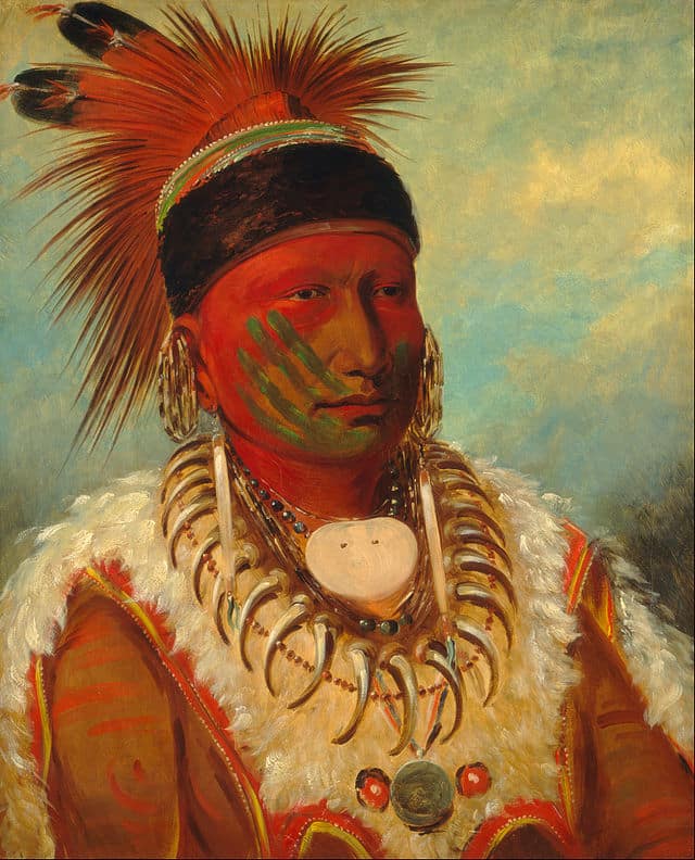 George Catlin Iowas Head Chief