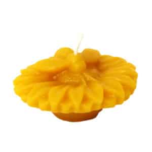 Floating Flower Bee Beeswax Candle