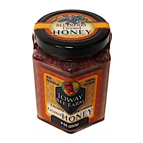 Ioway Blueberry Creamed Honey