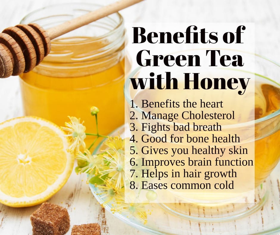 8 Benefits of Green Tea with Honey - IOWAY Bee Farm