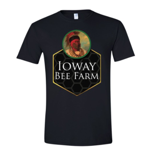 Ioway Bee Farm T-Shirt Black
