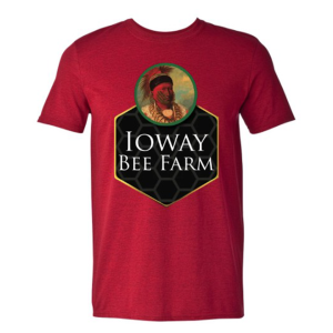 Ioway Bee Farm T-Shirt Red