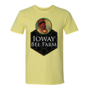 Ioway Bee Farm T-Shirt Cornsilk