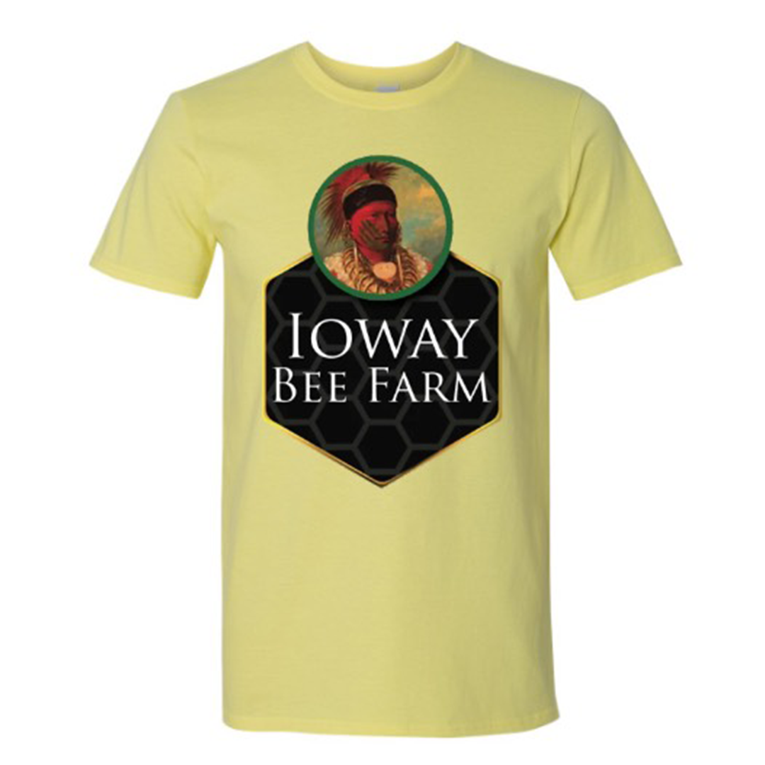 Ioway Bee Farm T-Shirt Cornsilk